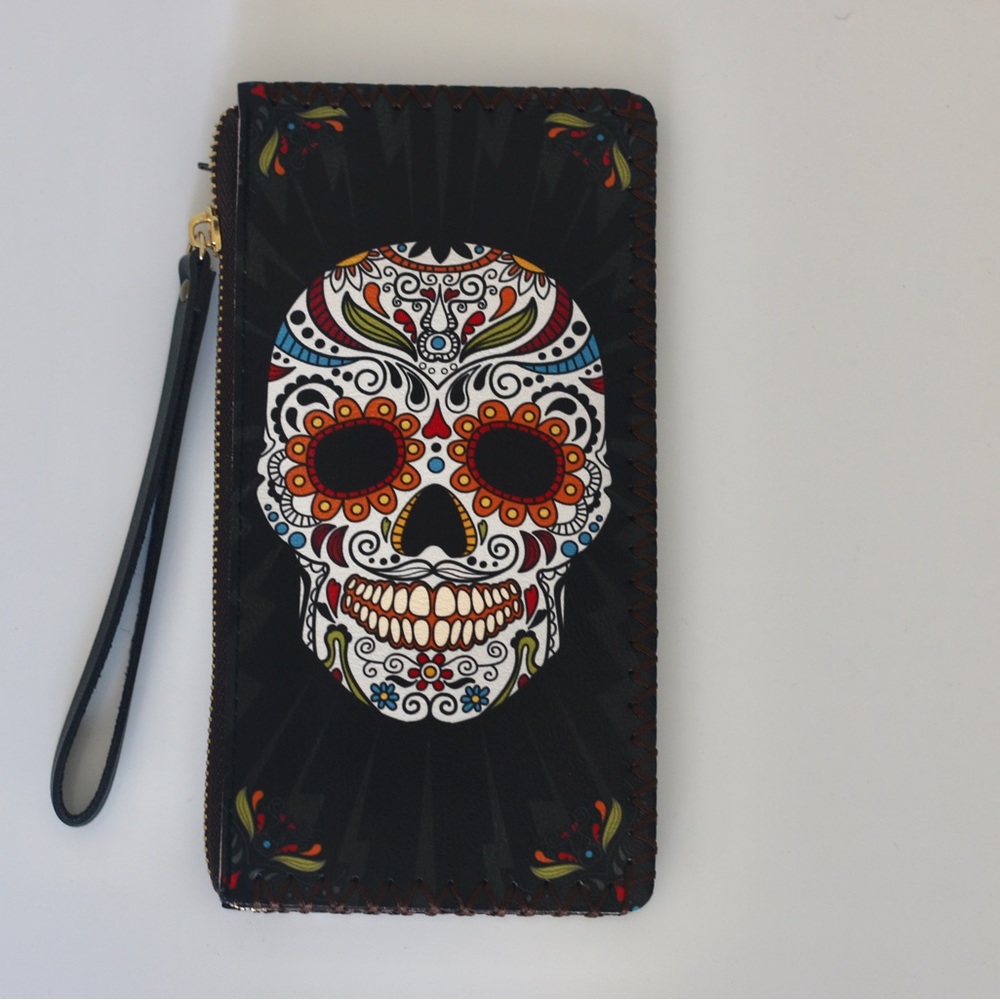 Black and brown wallet
